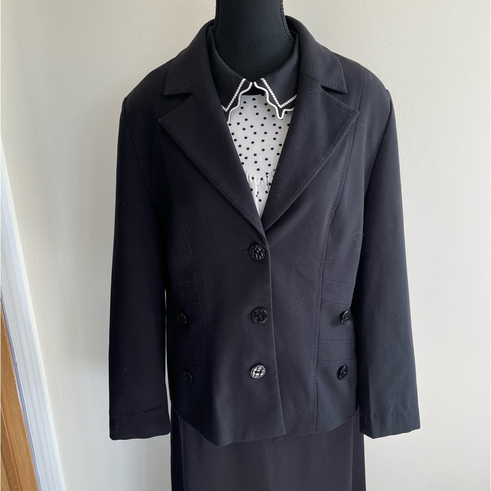 Vintage Conrad collection black blazer size 12